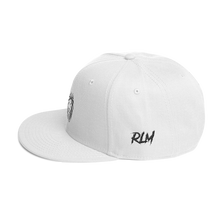 Load image into Gallery viewer, RLM Flat Embroidered White Snapback Hat